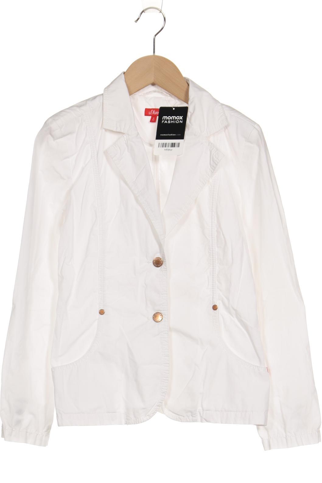 

s.Oliver Damen Jacke, weiß, Gr. 152
