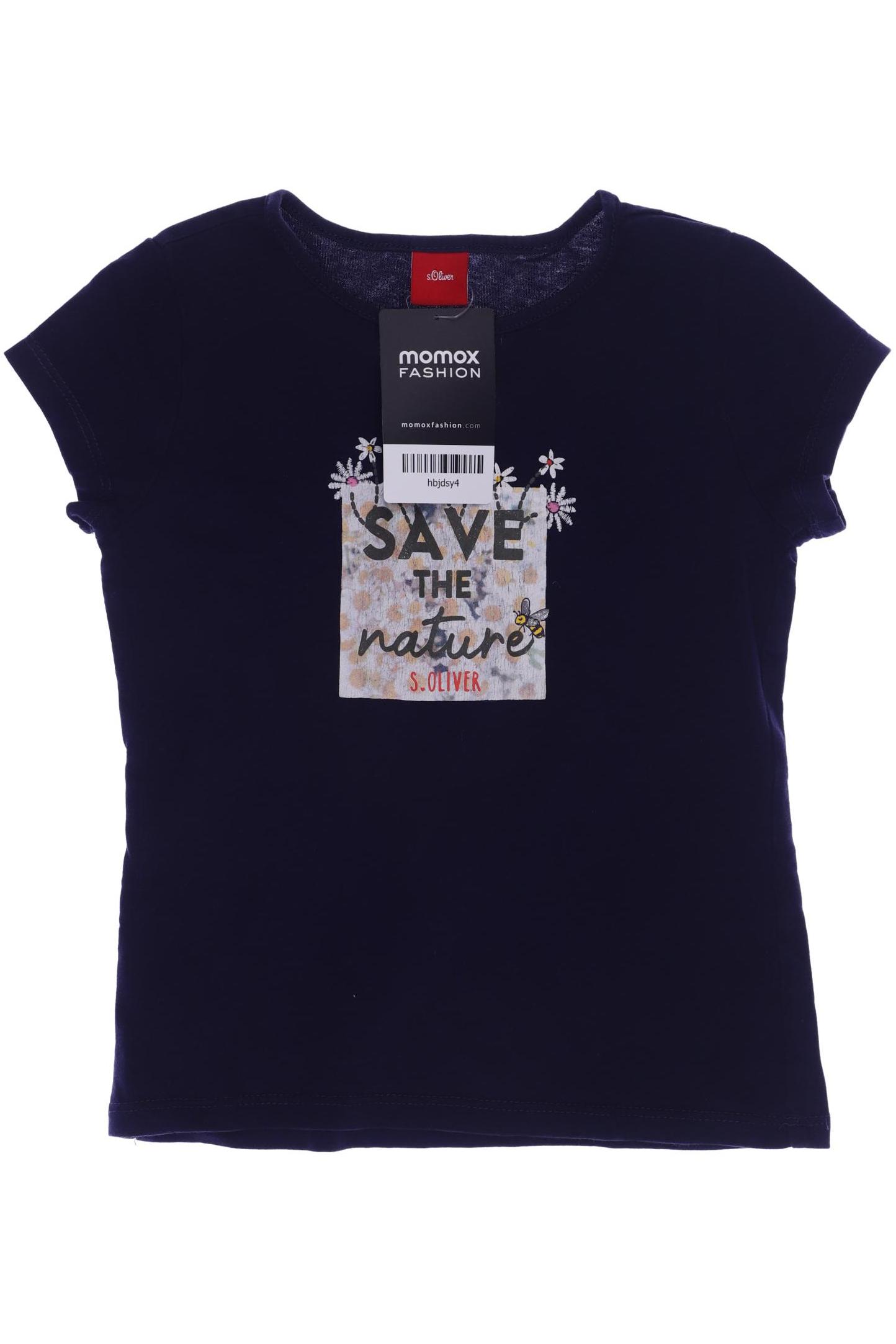 

s.Oliver Mädchen T-Shirt, marineblau