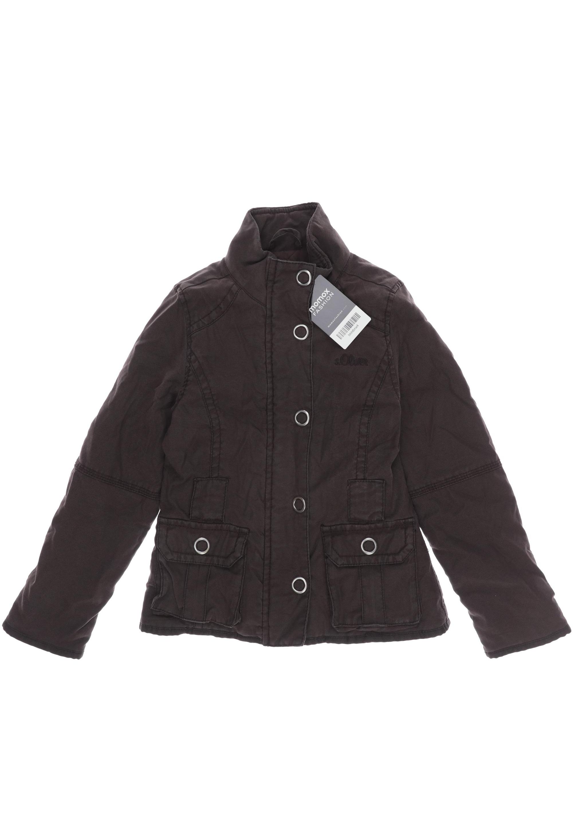 

s.Oliver Damen Jacke, braun, Gr. 128