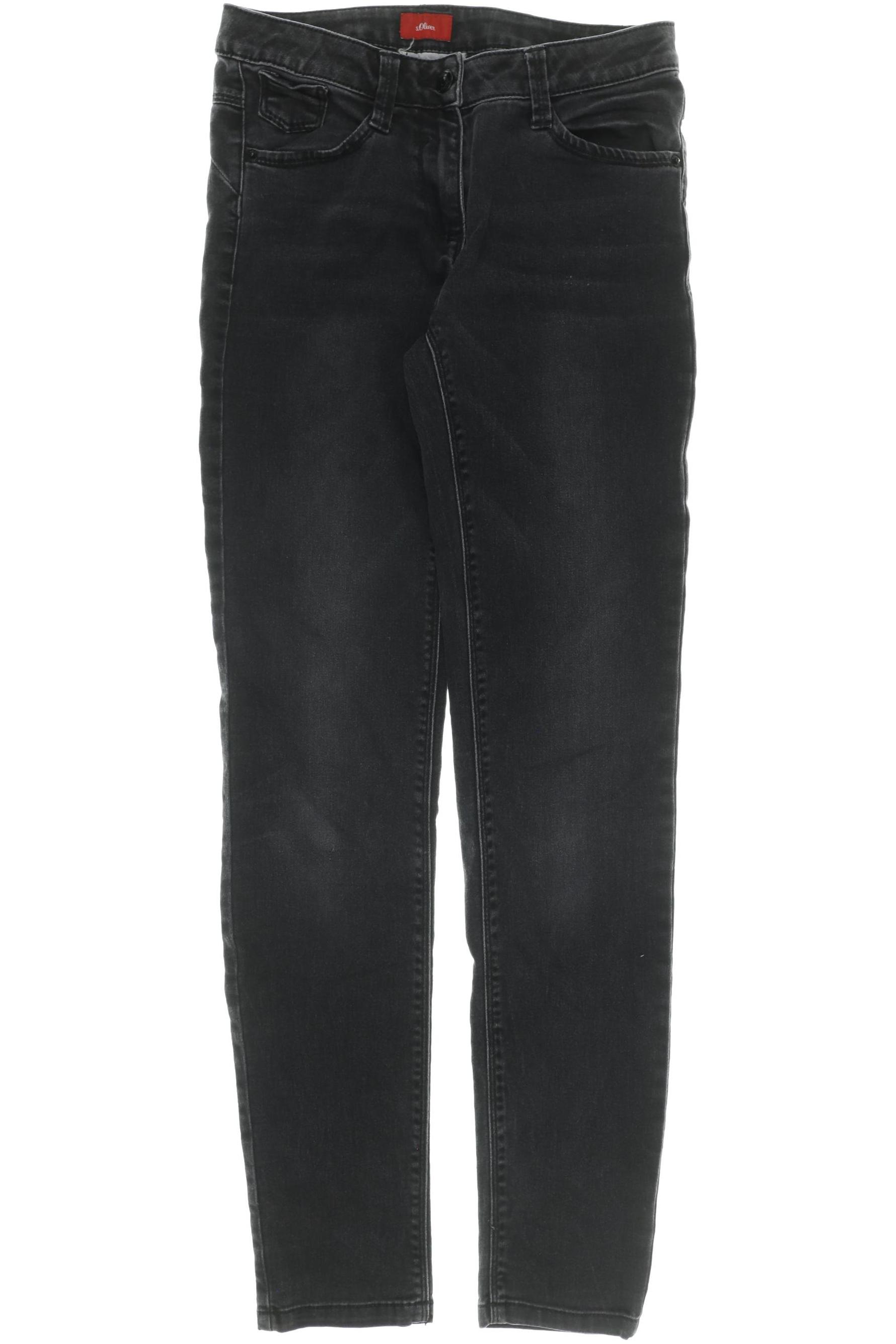 

s.Oliver Mädchen Jeans, schwarz, Gr. 164
