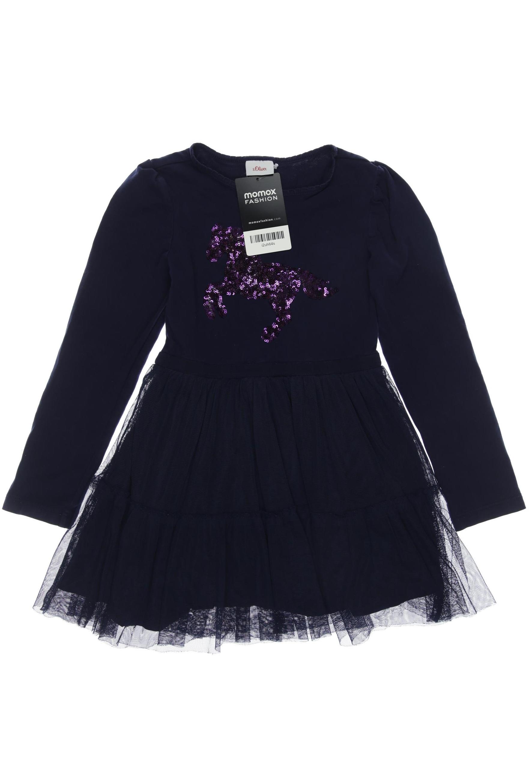 

s.Oliver Mädchen Kleid, marineblau, Gr. 116