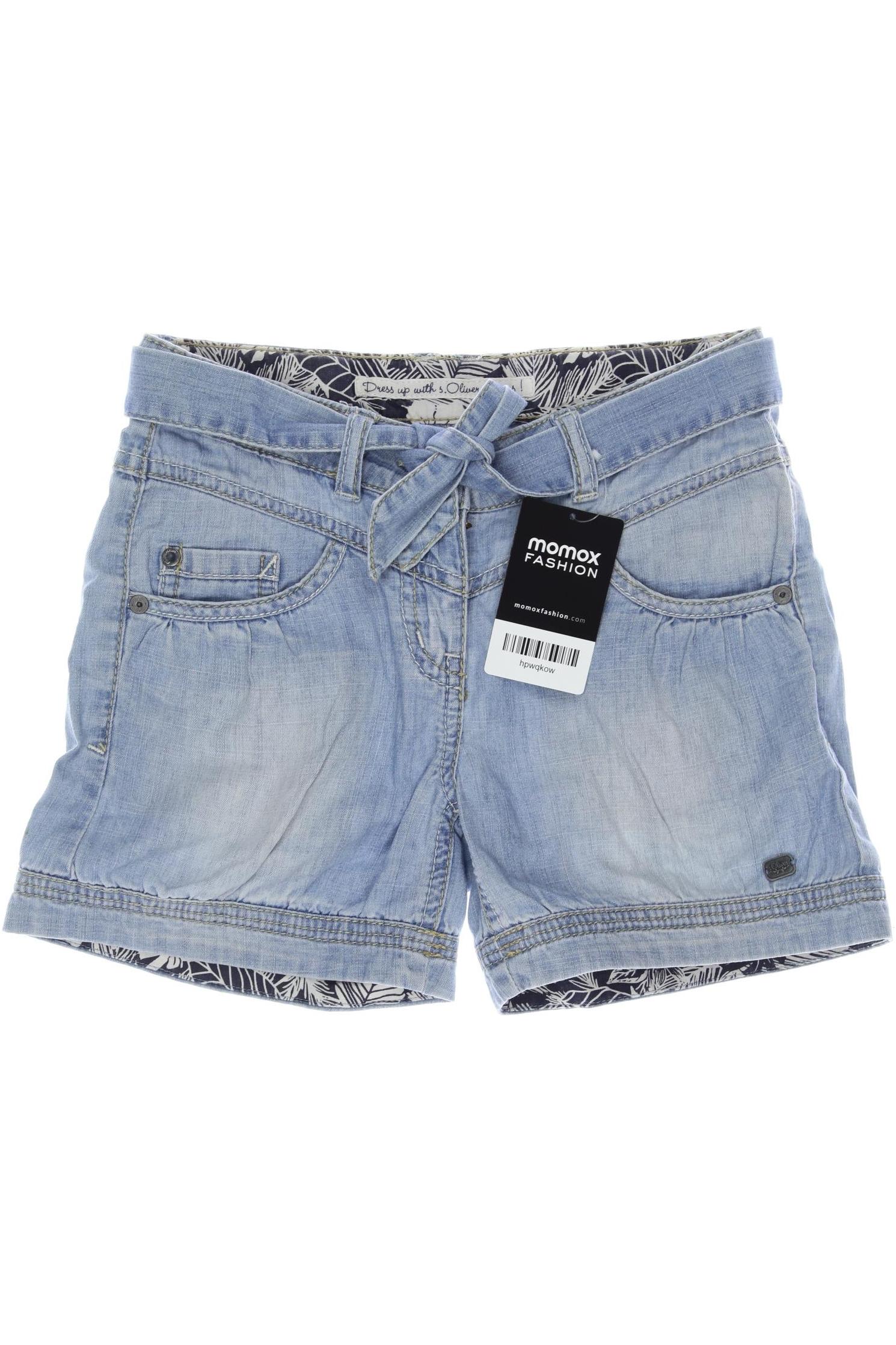 

s.Oliver Damen Shorts, blau, Gr. 134