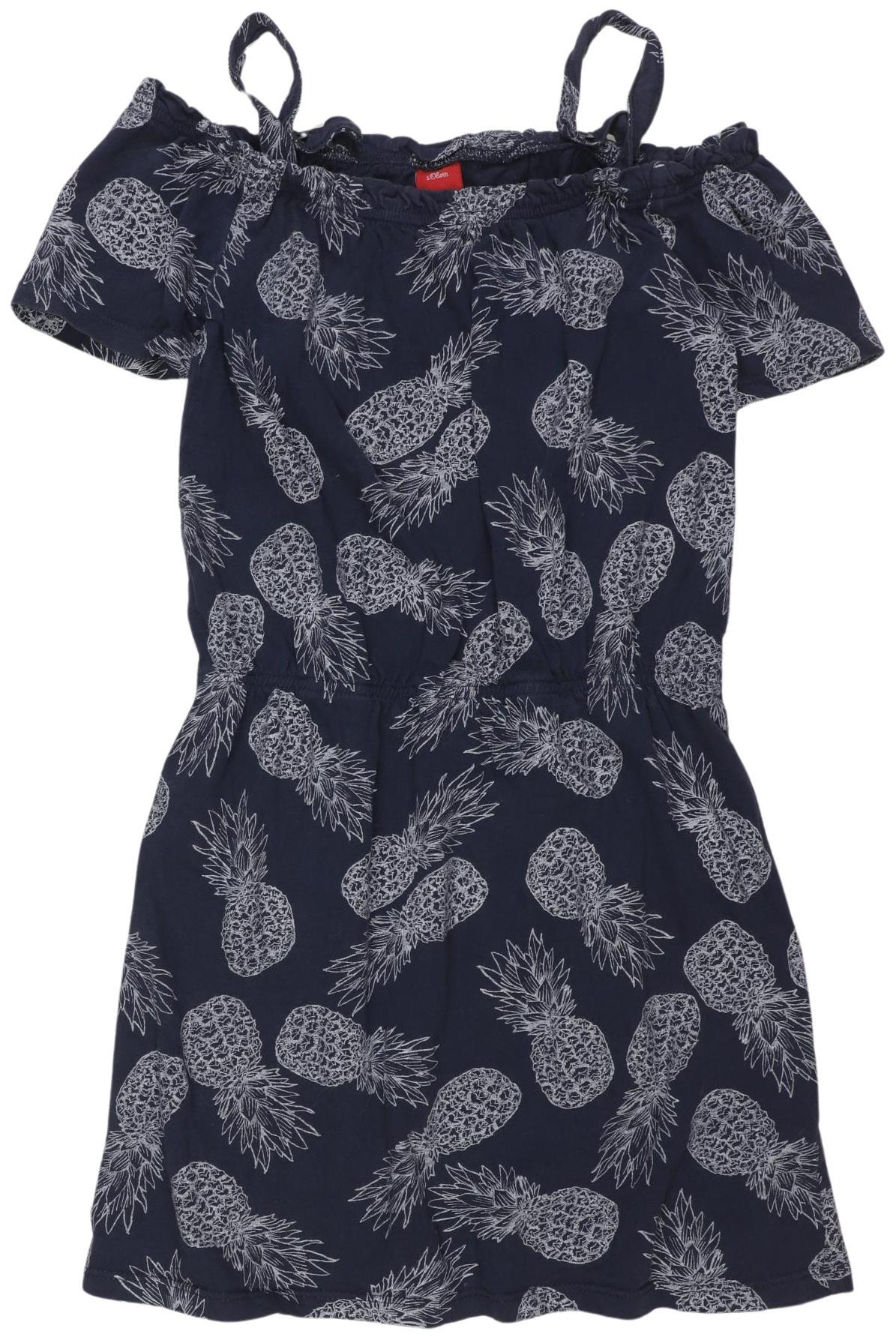 

s.Oliver Mädchen Kleid, marineblau, Gr. 140