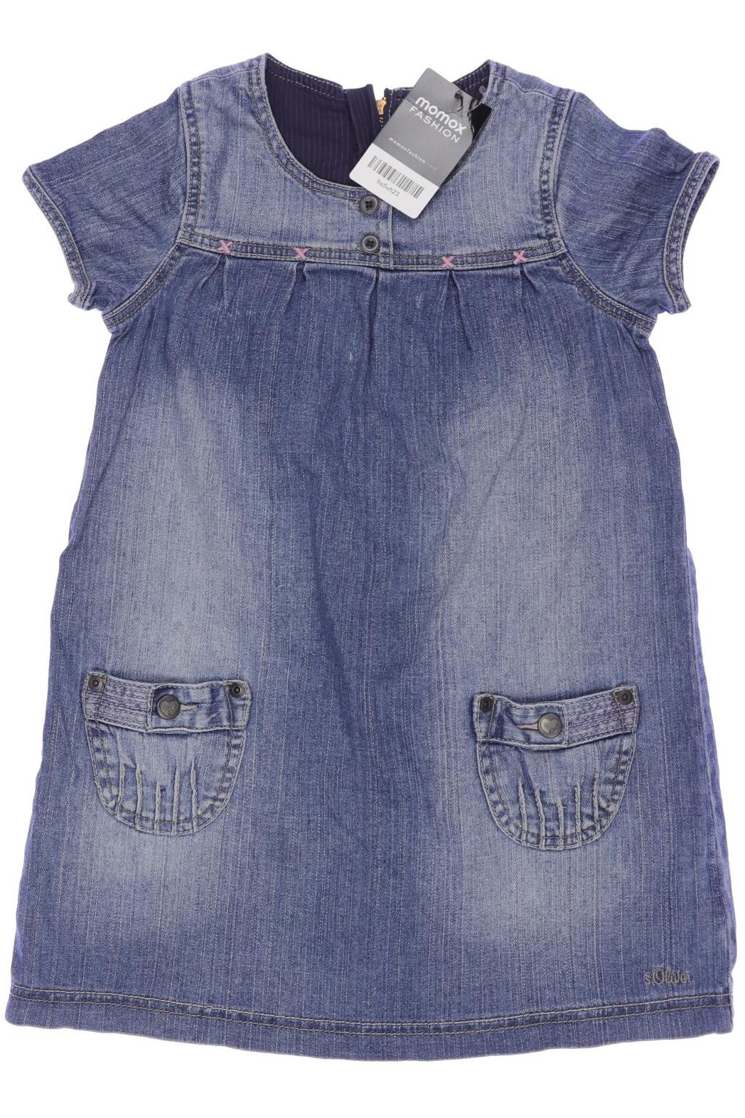 

s.Oliver Damen Kleid, blau, Gr. 116
