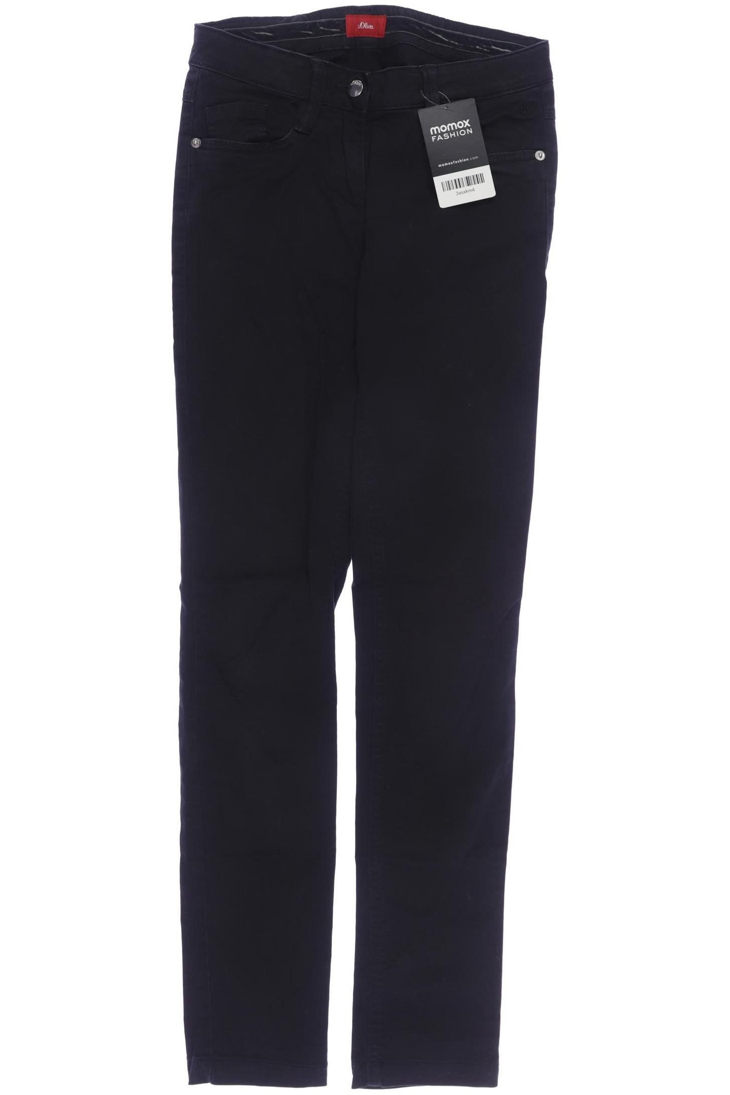 

s.Oliver Damen Jeans, schwarz, Gr. 140