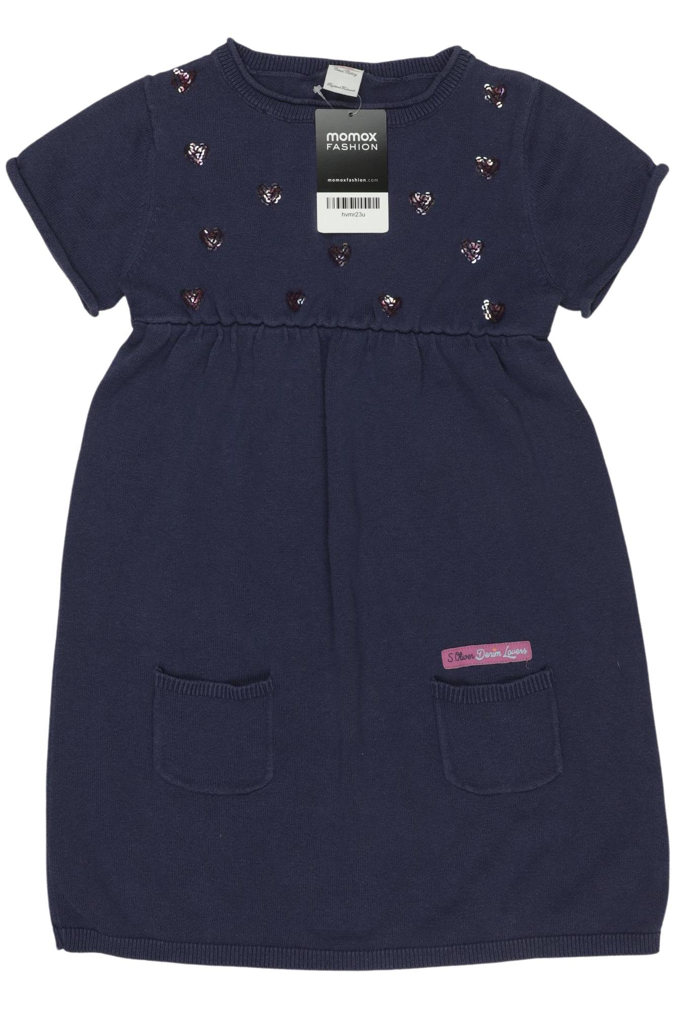 

s.Oliver Damen Kleid, marineblau, Gr. 128