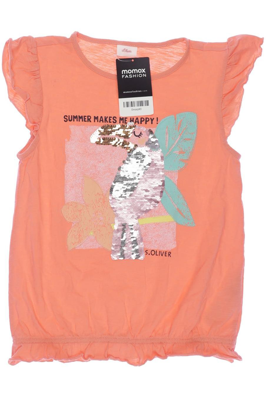 

s.Oliver Damen T-Shirt, pink, Gr. 140