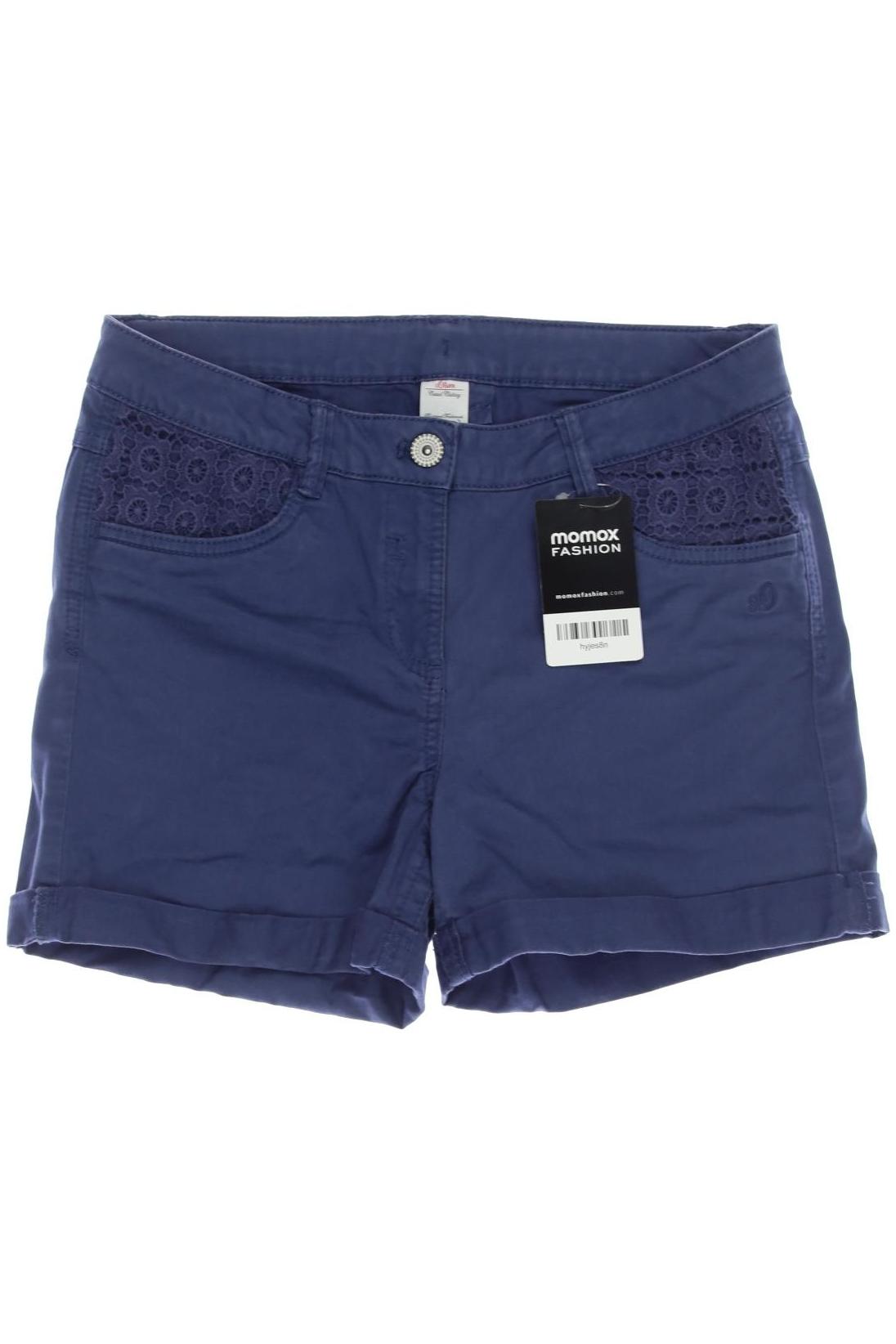 

s.Oliver Damen Shorts, blau, Gr. 176