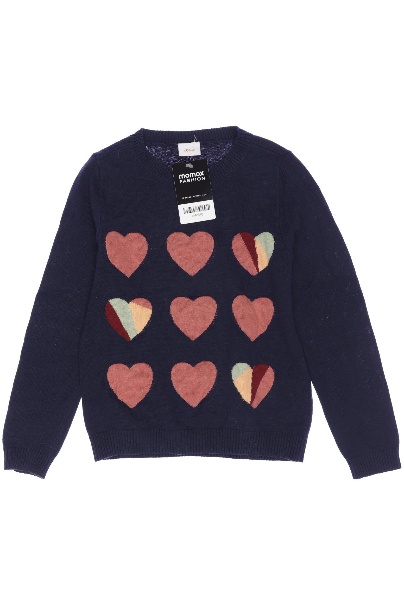 

s.Oliver Damen Pullover, marineblau, Gr. 128