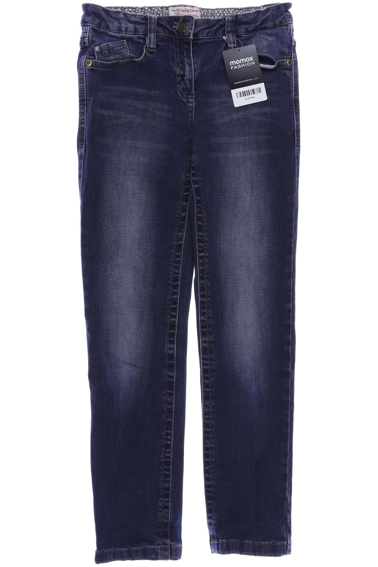 

s.Oliver Damen Jeans, blau, Gr. 140