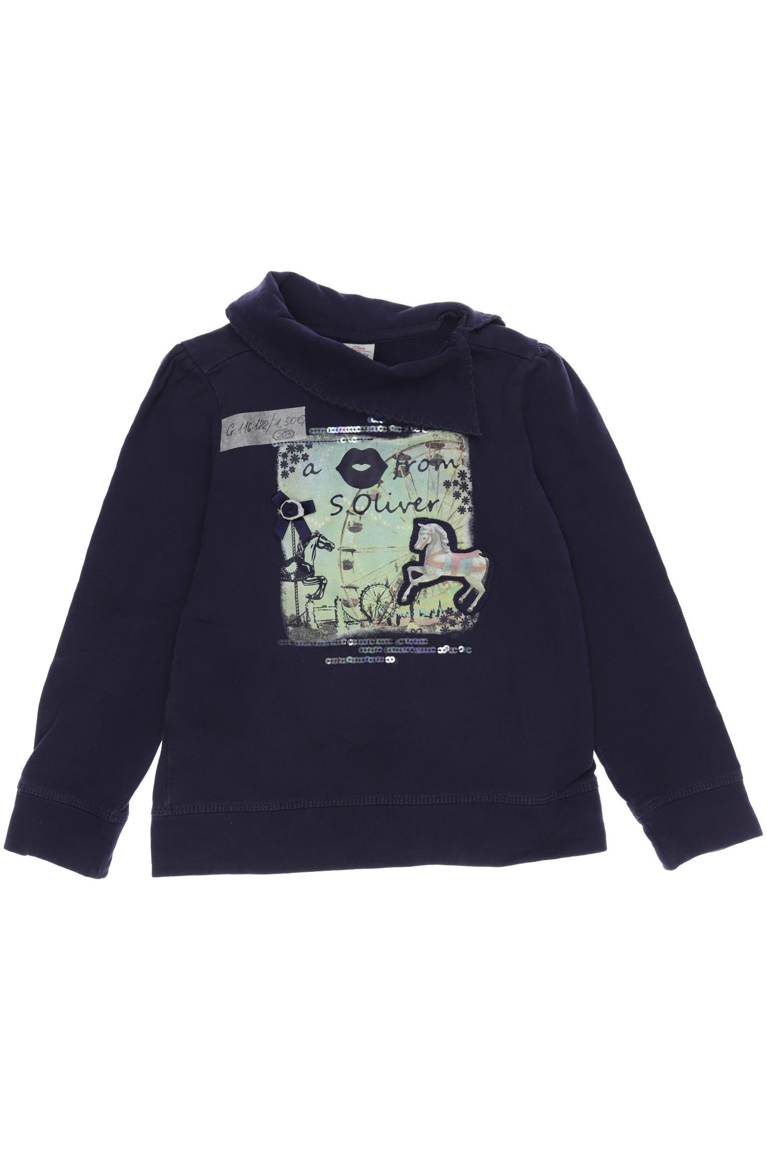 

s.Oliver Damen Hoodies & Sweater, marineblau, Gr. 116