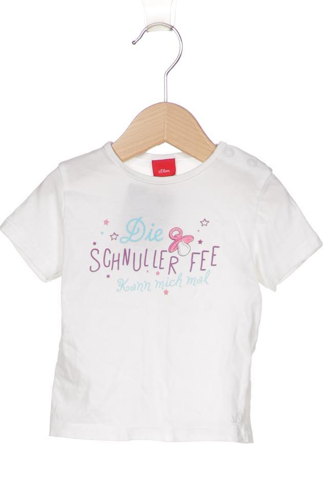 

s.Oliver Damen T-Shirt, weiß, Gr. 80