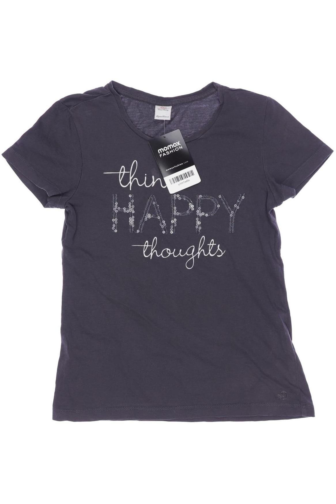 

s.Oliver Damen T-Shirt, grau, Gr. 140