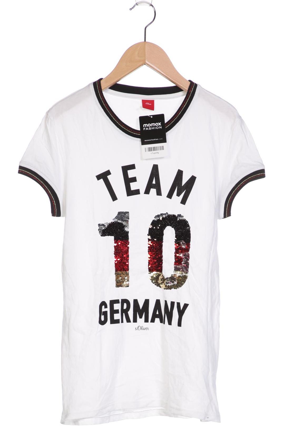 

s.Oliver Damen T-Shirt, weiß, Gr. 176