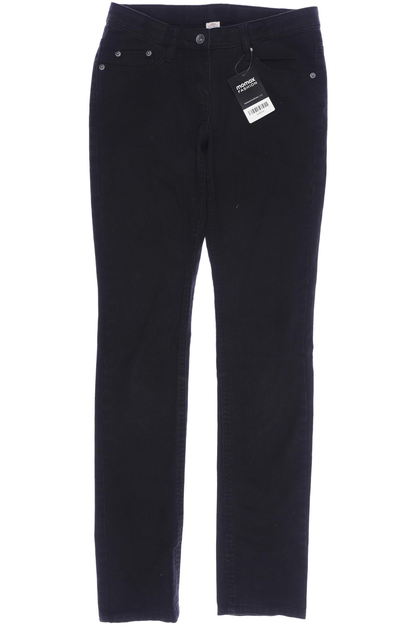 

s.Oliver Damen Jeans, schwarz, Gr. 176