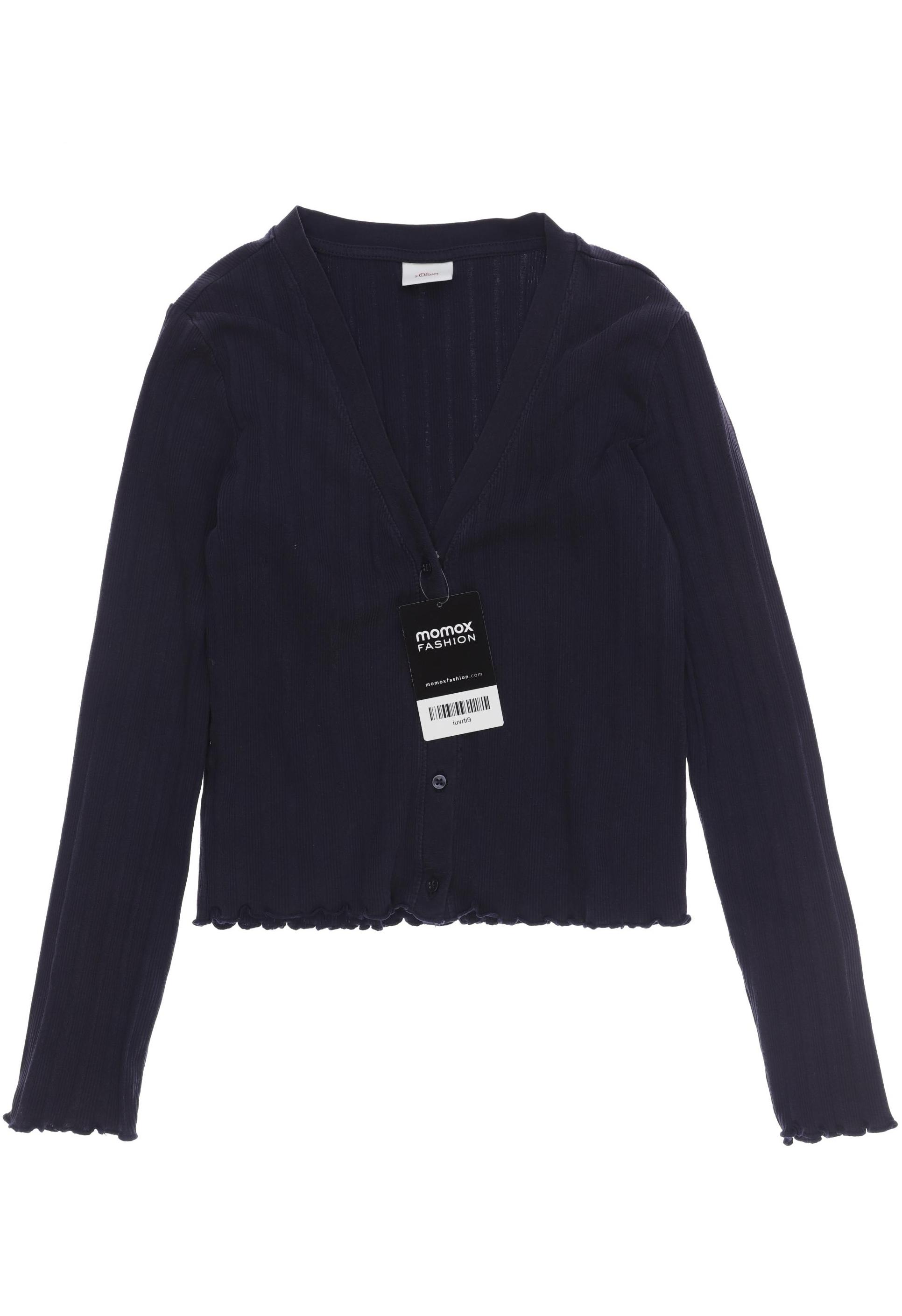 

s.Oliver Damen Strickjacke, marineblau, Gr. 140
