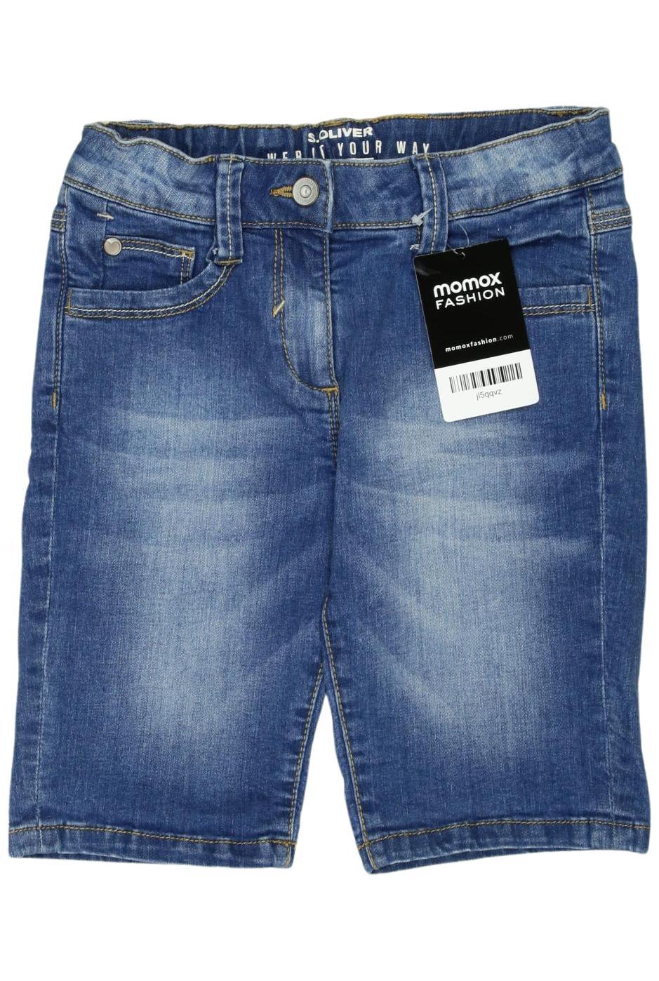 

s.Oliver Damen Shorts, blau, Gr. 140