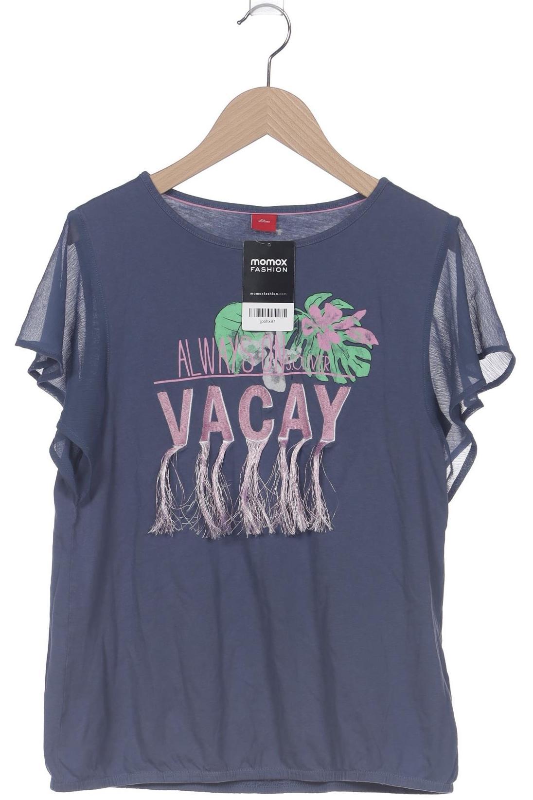 

s.Oliver Damen T-Shirt, marineblau, Gr. 176