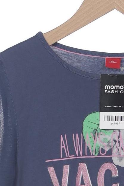 Thumbnail - s.Oliver Mädchen T-Shirt, marineblau, Gr. 176