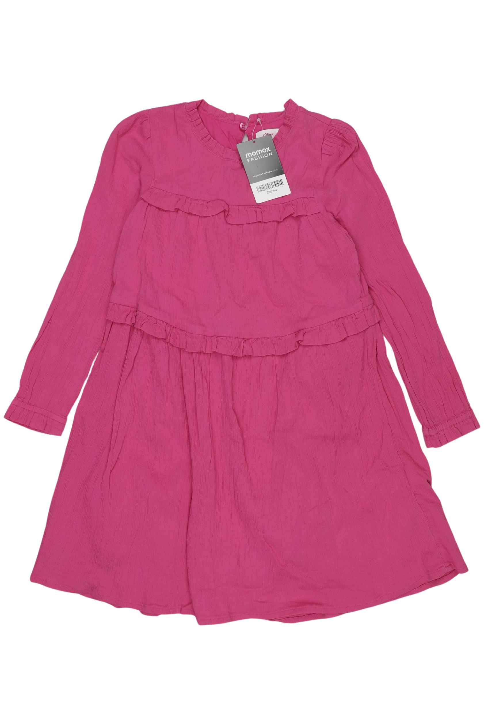 

s.Oliver Mädchen Kleid, pink, Gr. 128