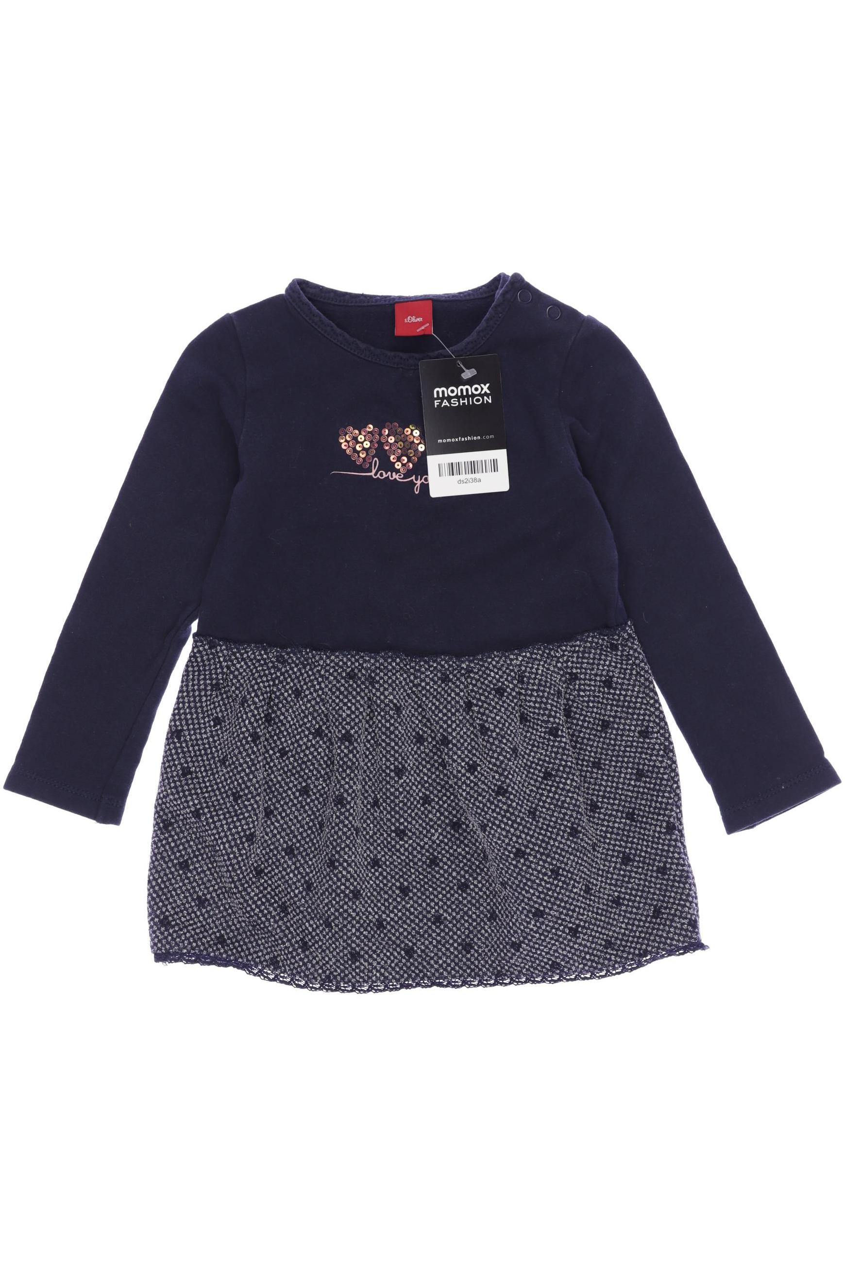 

s.Oliver Mädchen Kleid, marineblau, Gr. 98