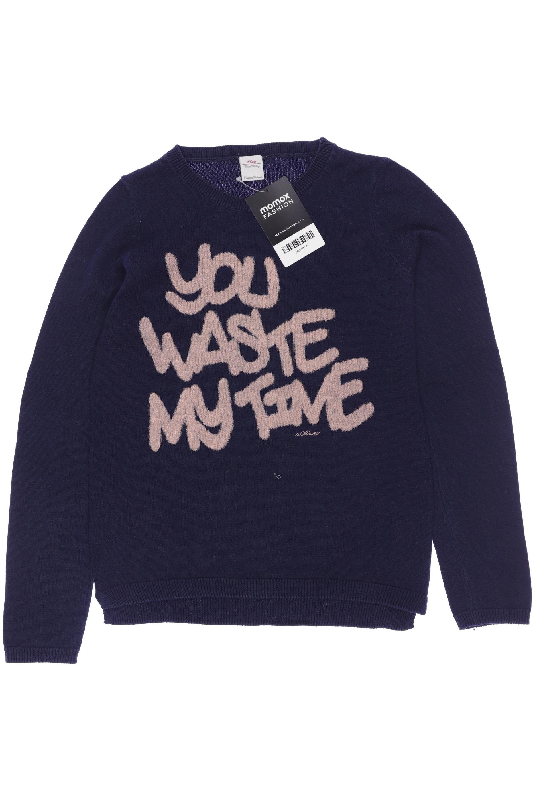 

s.Oliver Damen Pullover, marineblau, Gr. 140