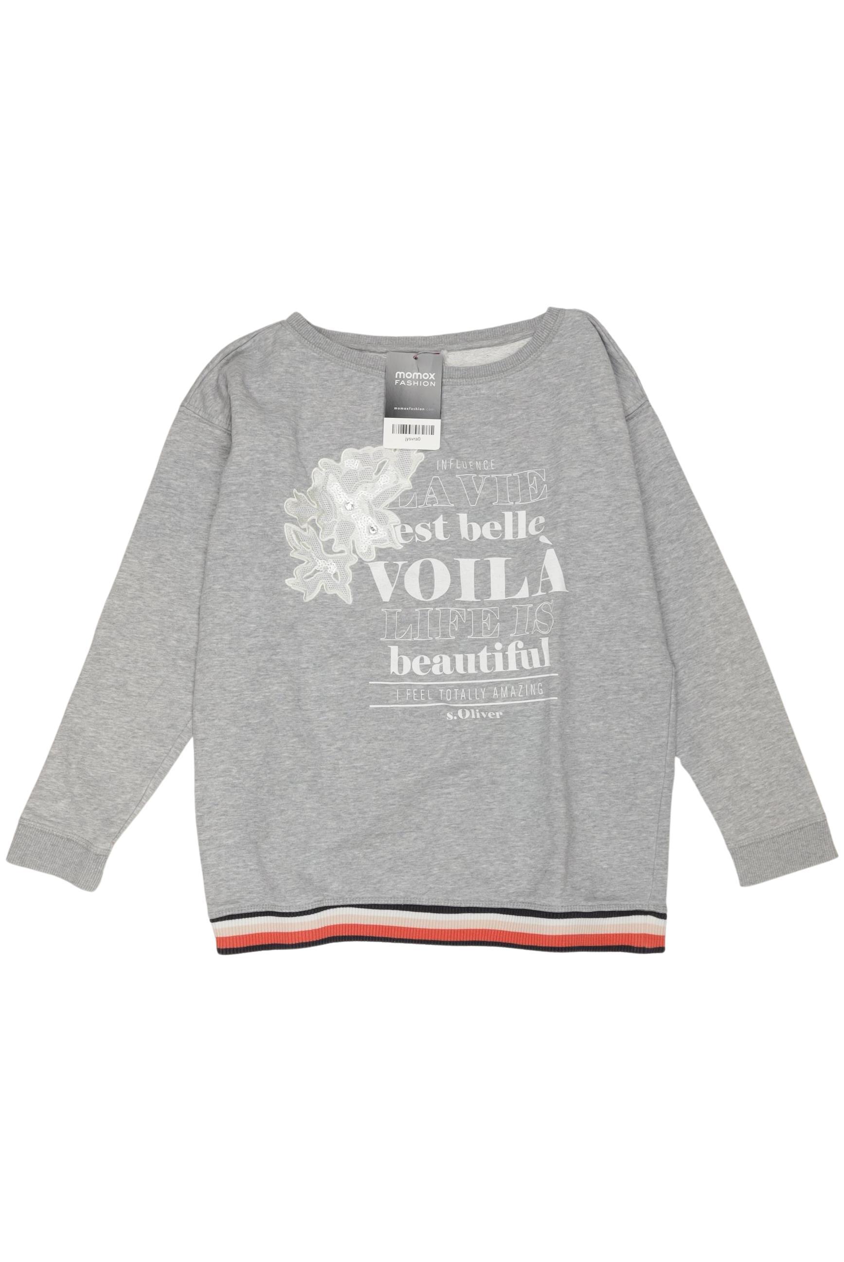 

s.Oliver Mädchen Hoodies & Sweater, grau, Gr. 152