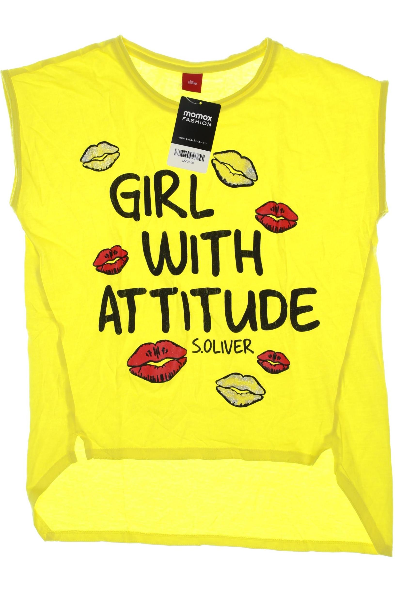 

s.Oliver Damen T-Shirt, gelb, Gr. 164
