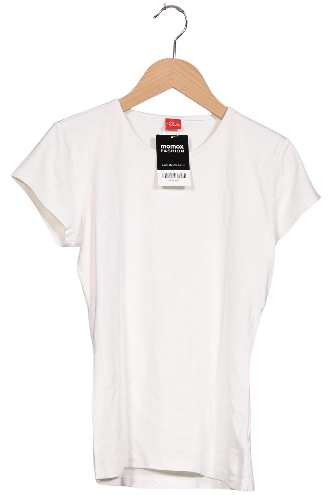 

s.Oliver Damen T-Shirt, weiß, Gr. 176