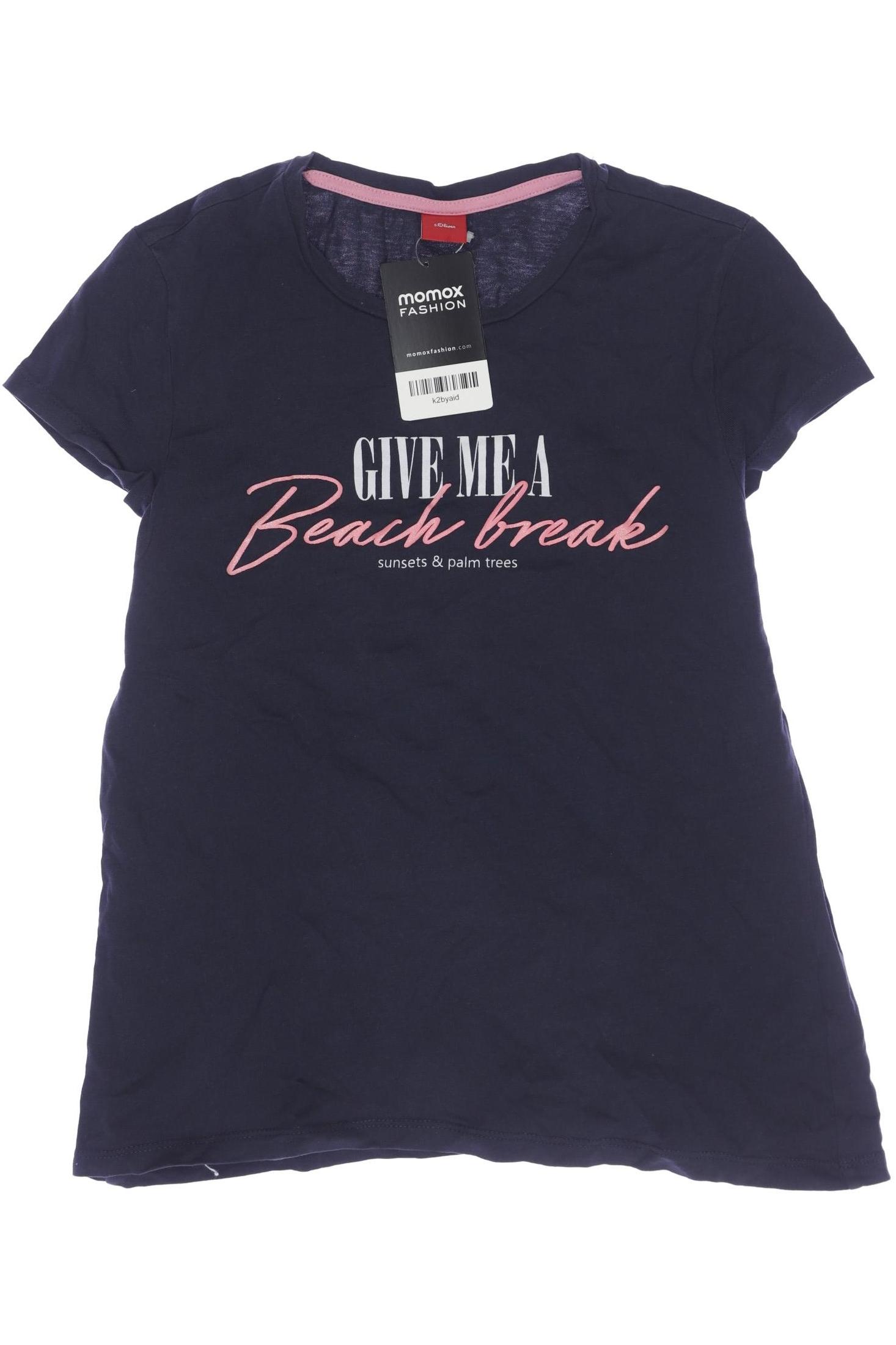 

s.Oliver Damen T-Shirt, marineblau, Gr. 152