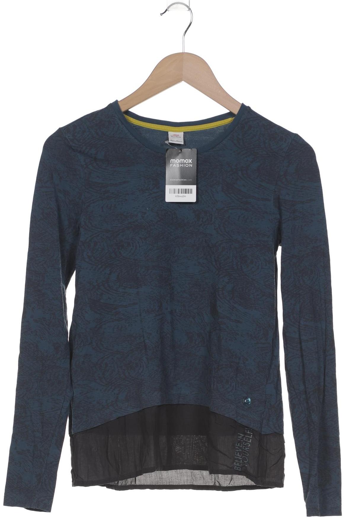 

s.Oliver Damen Langarmshirt, türkis, Gr. 176