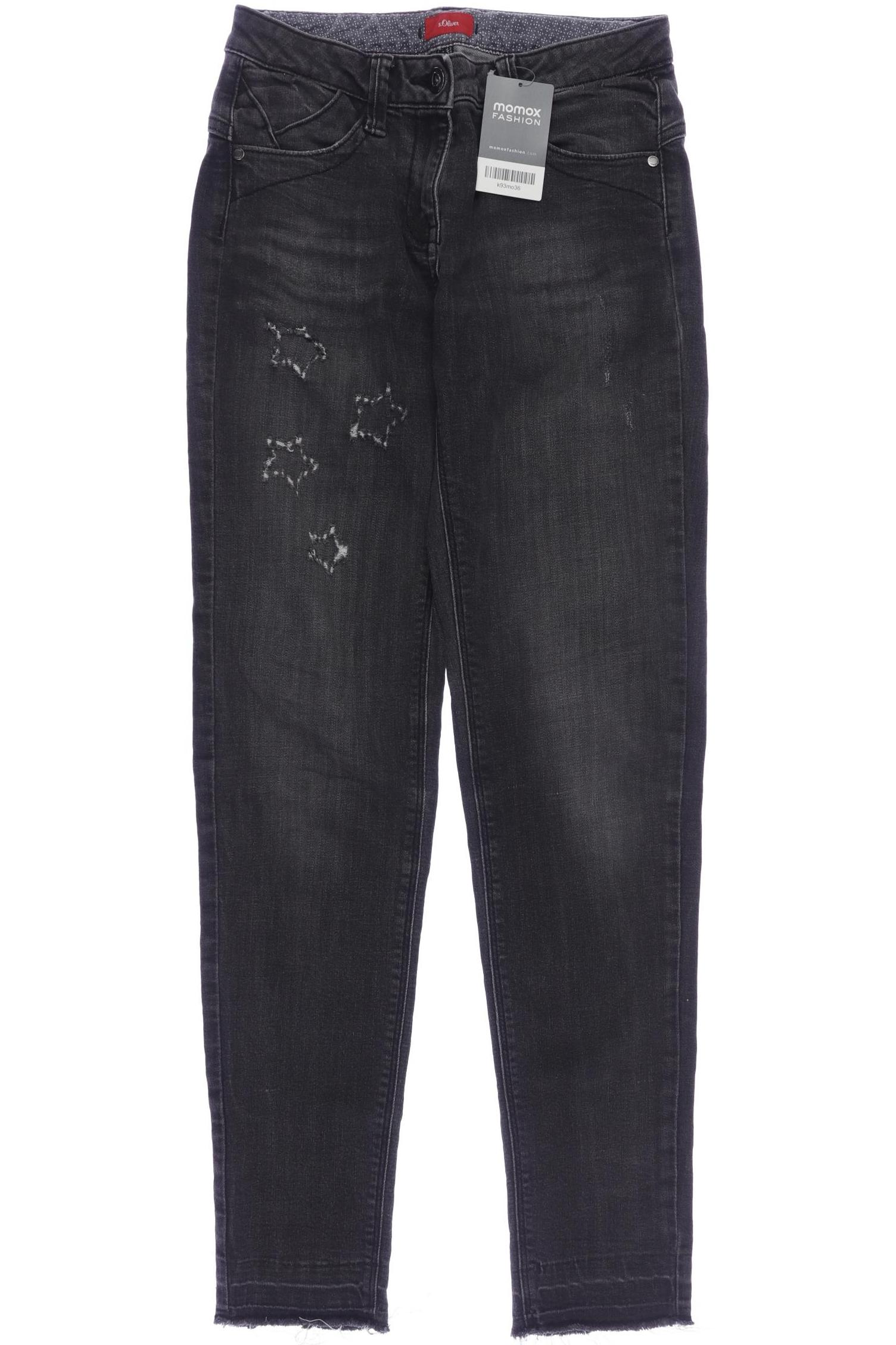 

s.Oliver Mädchen Jeans, schwarz