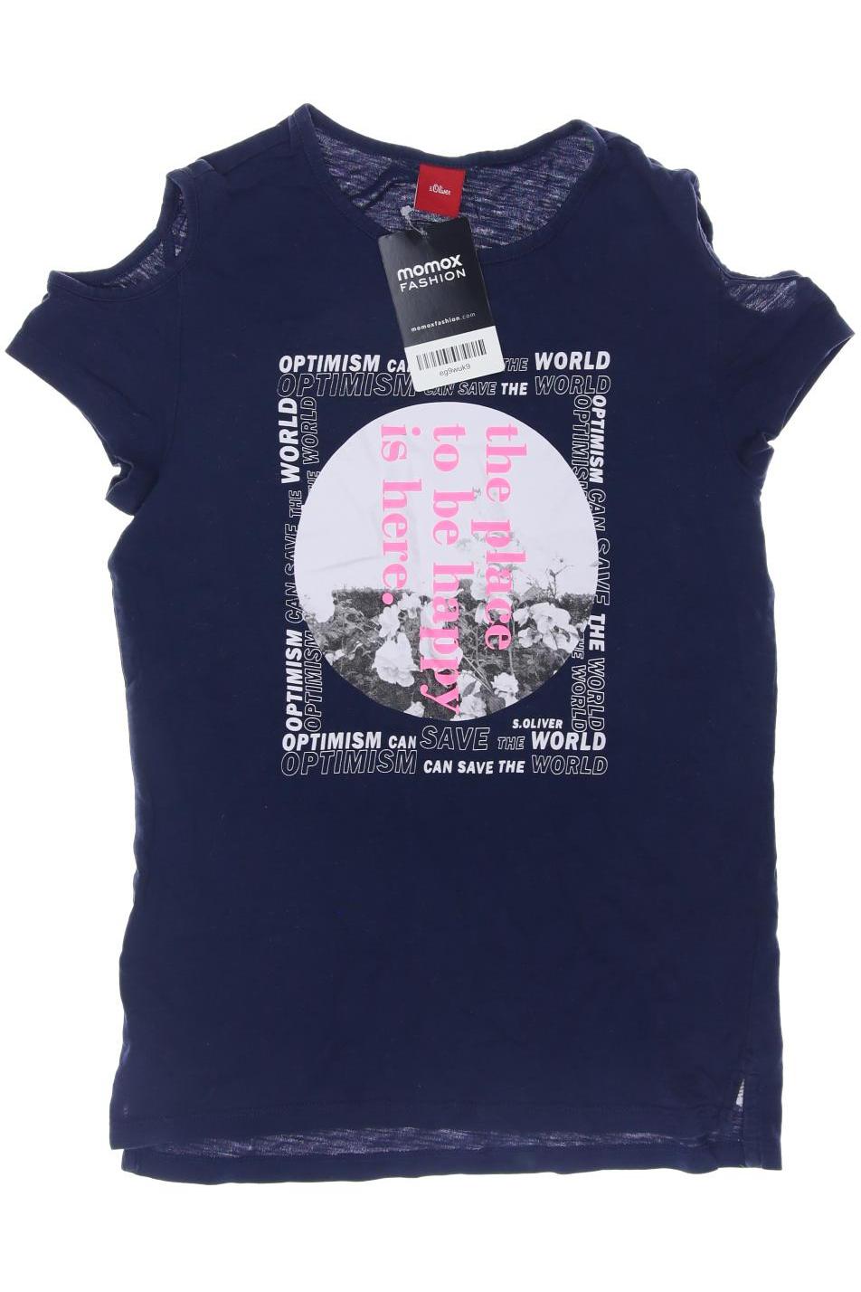 

s.Oliver Damen T-Shirt, marineblau, Gr. 152