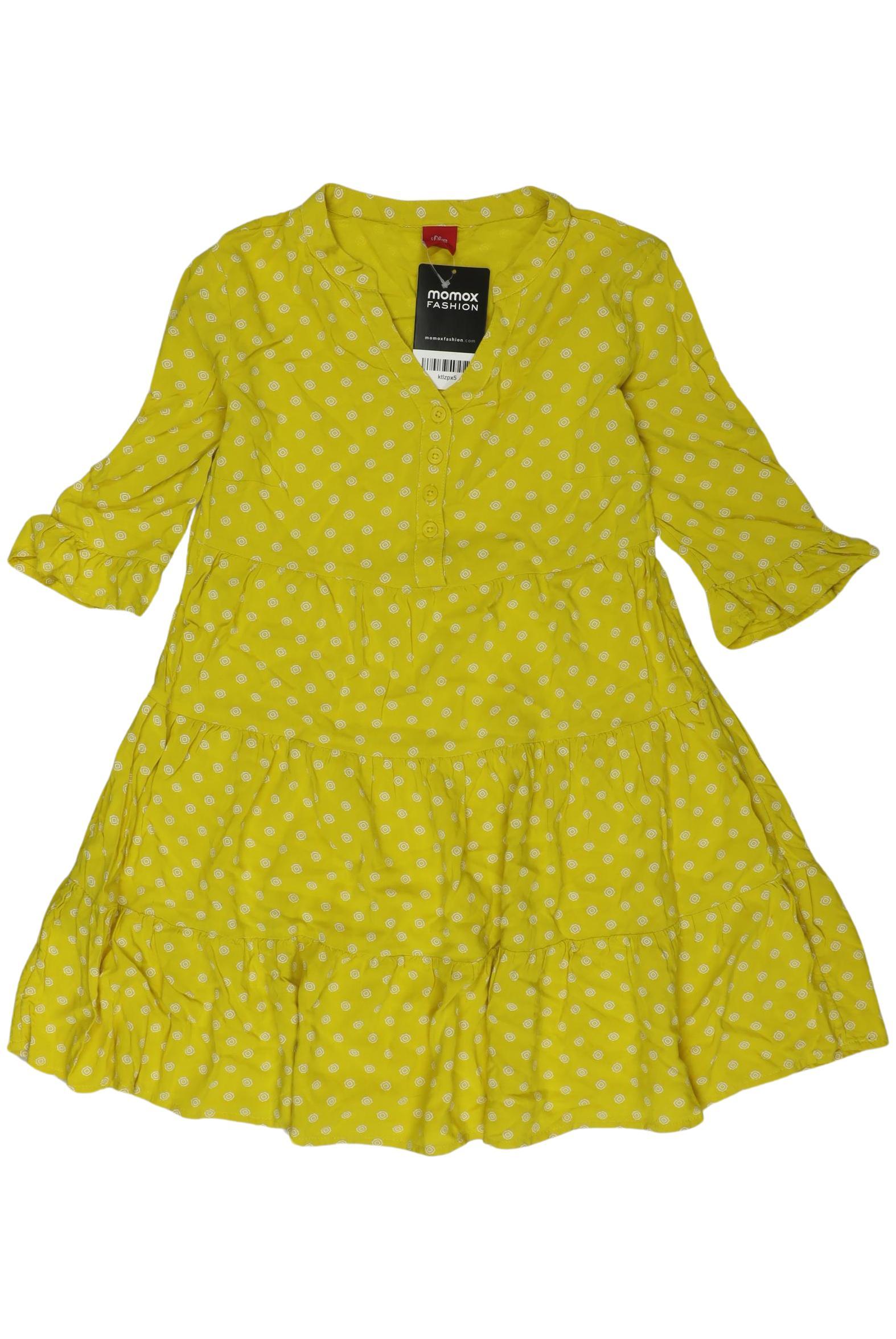 

s.Oliver Mädchen Kleid, gelb, Gr. 134
