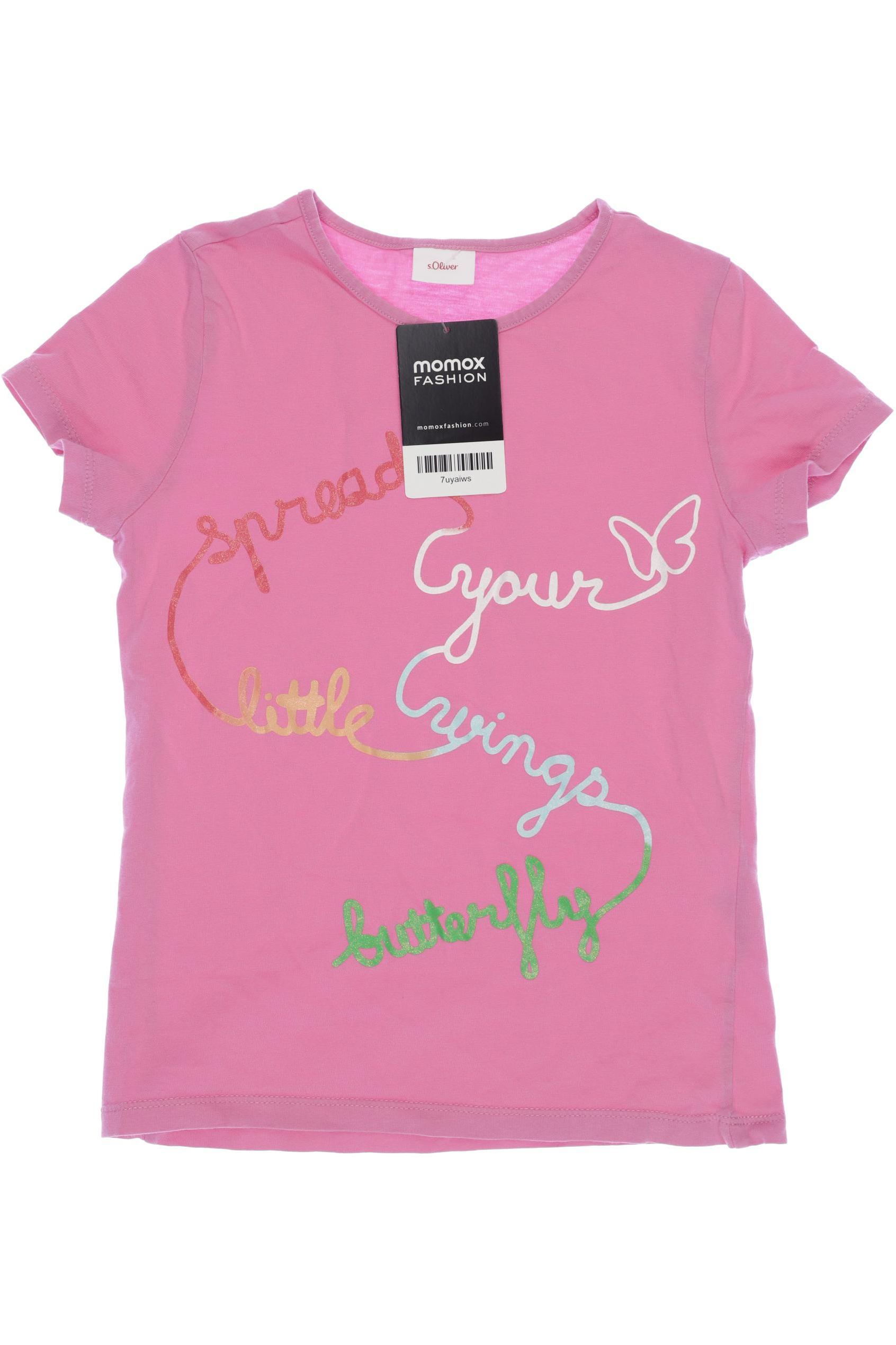 

s.Oliver Damen T-Shirt, pink, Gr. 128