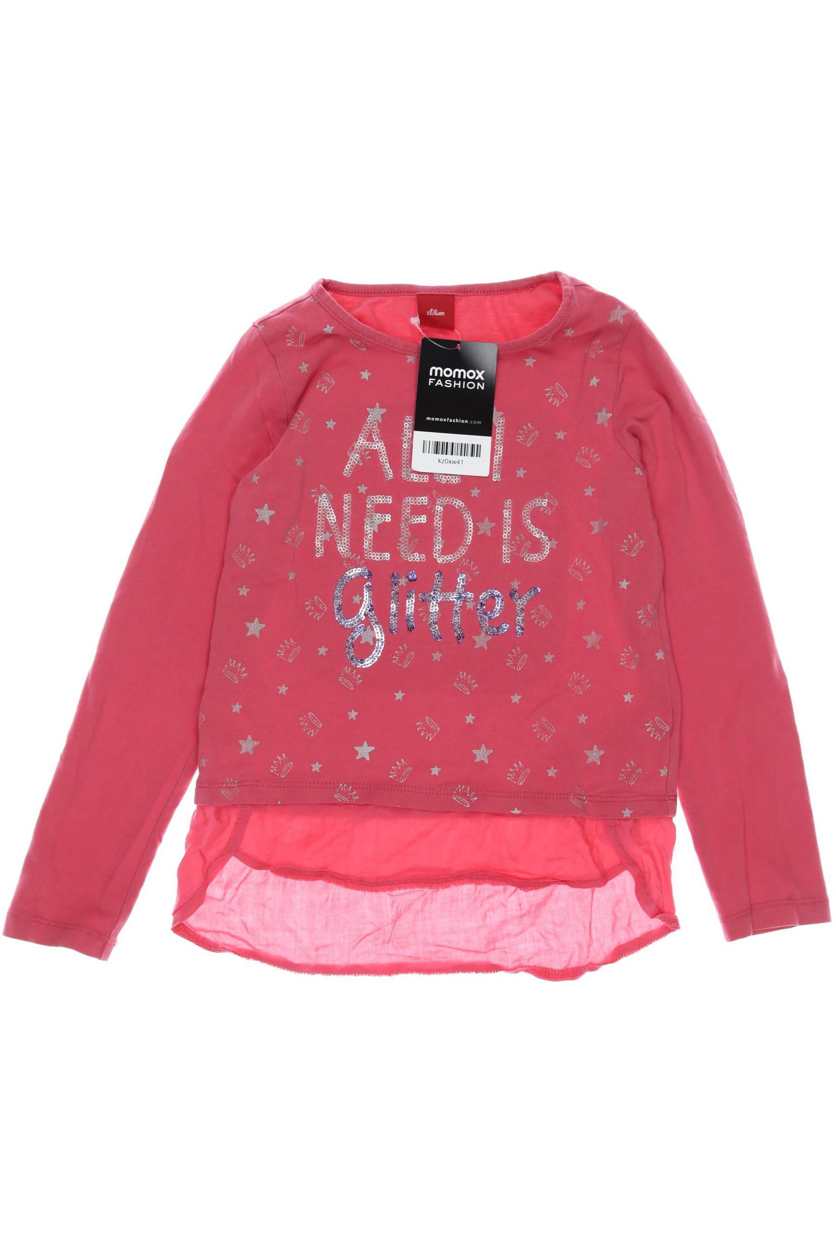 

s.Oliver Damen Langarmshirt, pink, Gr. 116