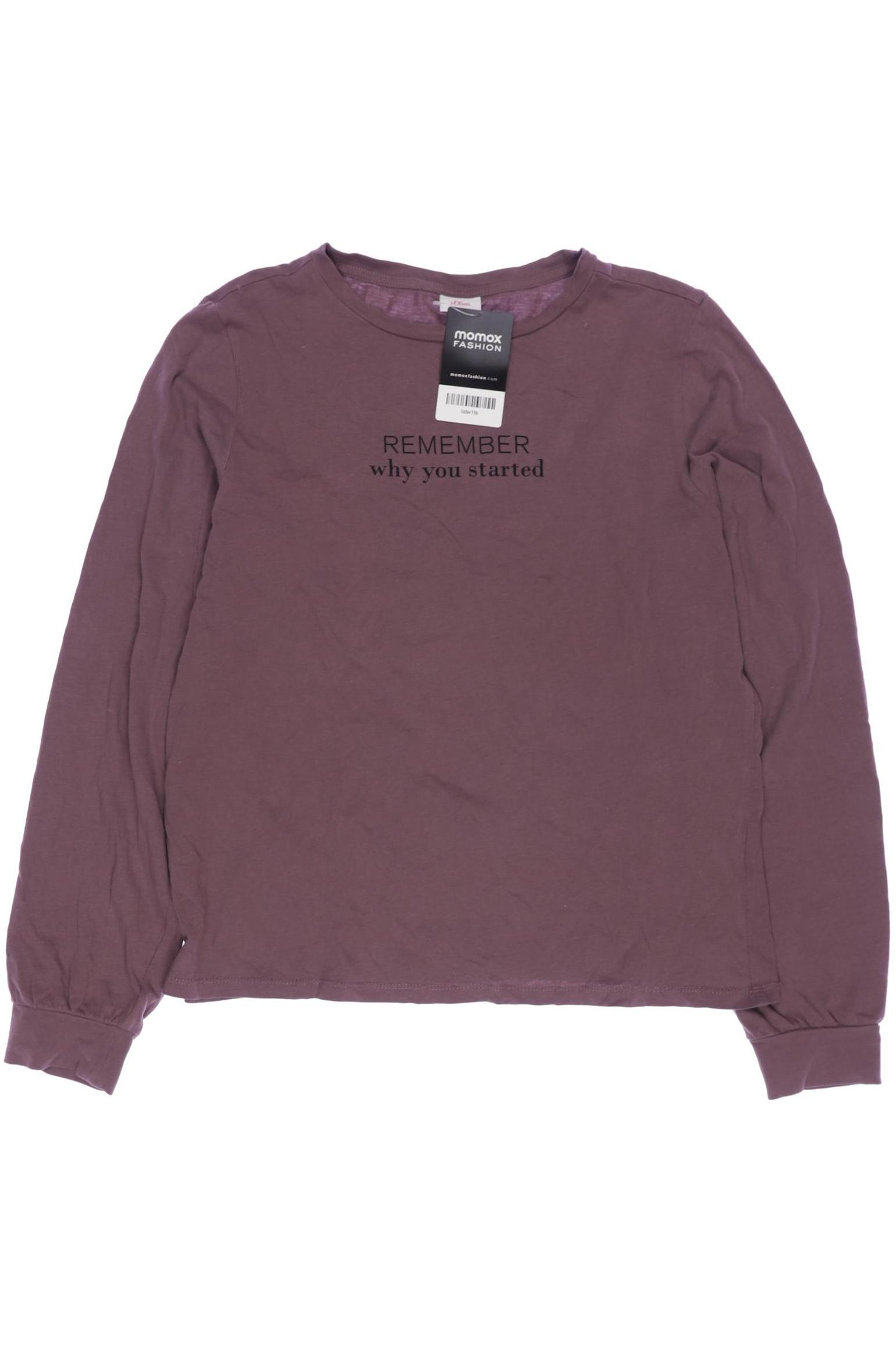 

s.Oliver Damen Langarmshirt, bordeaux, Gr. 176