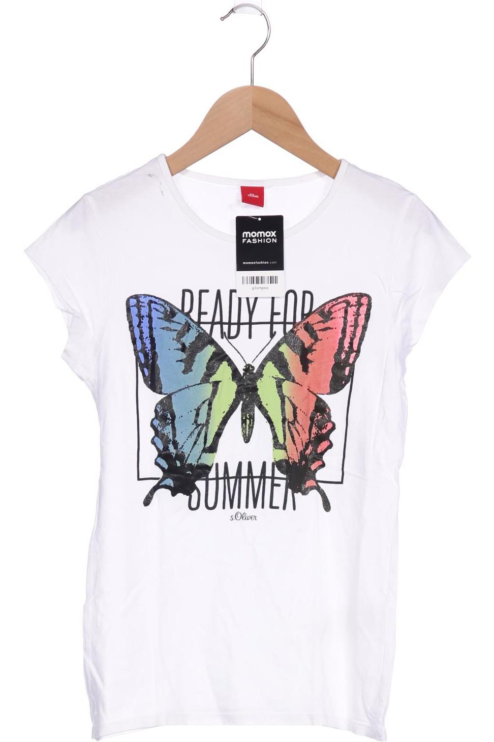

s.Oliver Mädchen T-Shirt, weiß