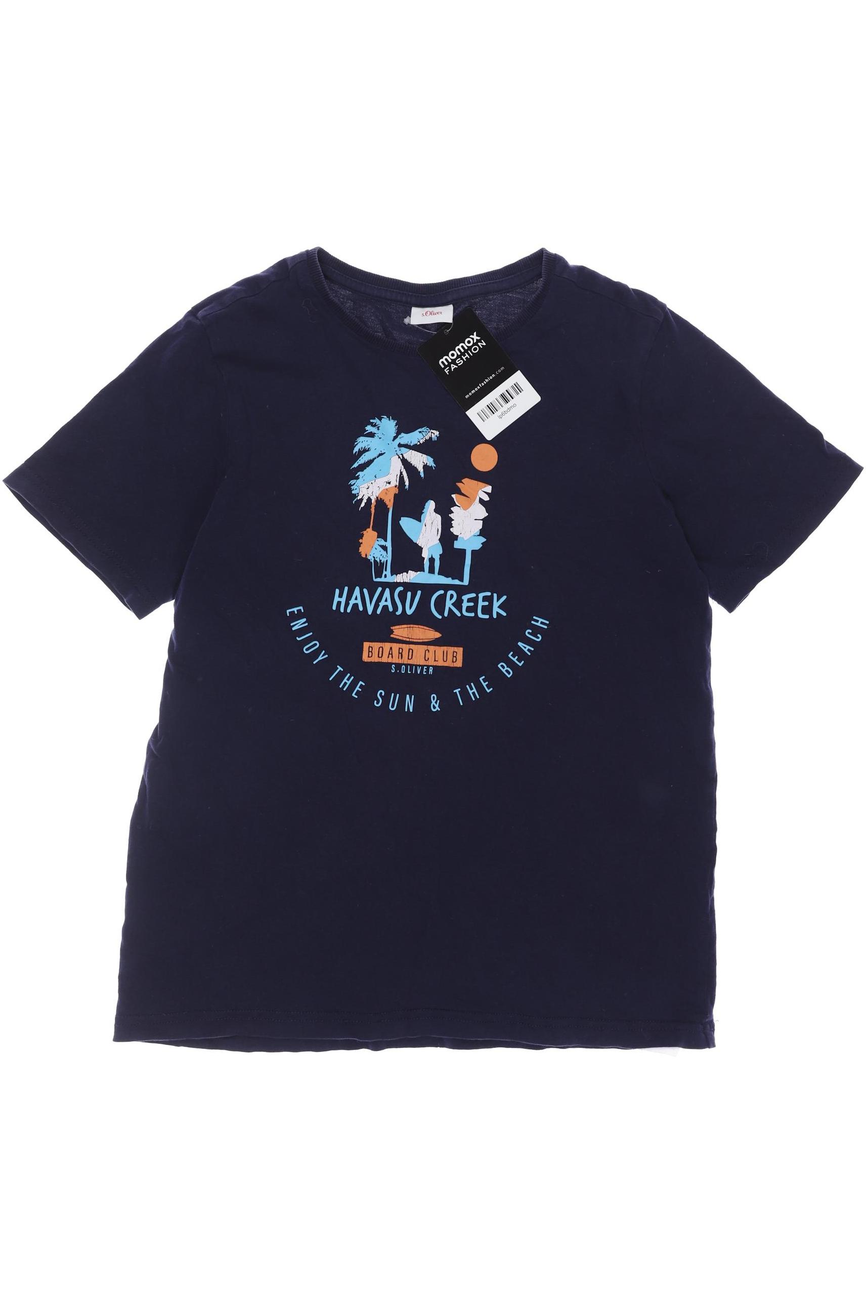 

s.Oliver Mädchen T-Shirt, marineblau