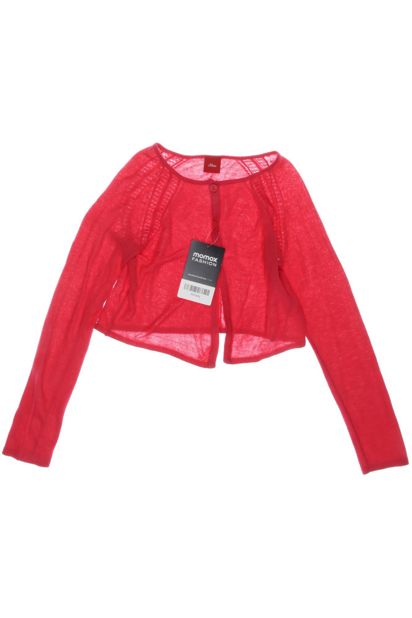 

s.Oliver Damen Strickjacke, rot, Gr. 116