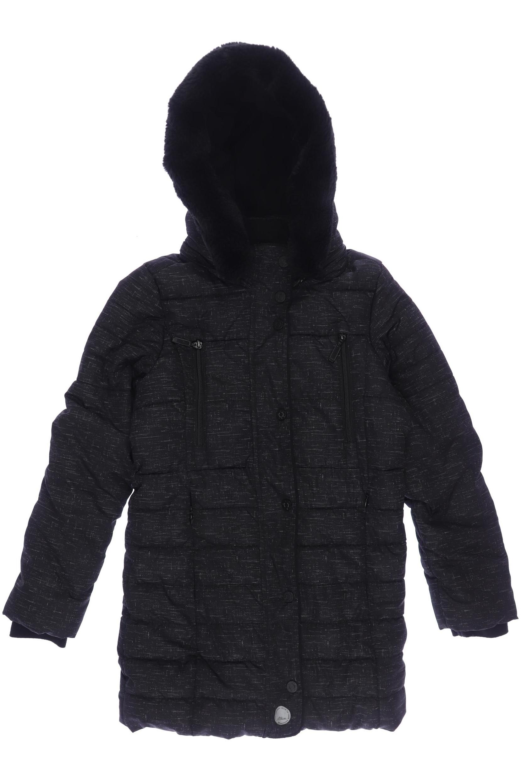 

s.Oliver Damen Jacke, schwarz, Gr. 140