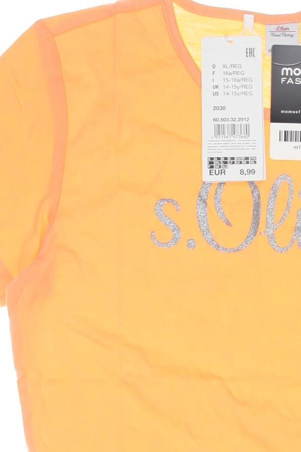 Thumbnail - s.Oliver Mädchen T-Shirt, orange, Gr. 176