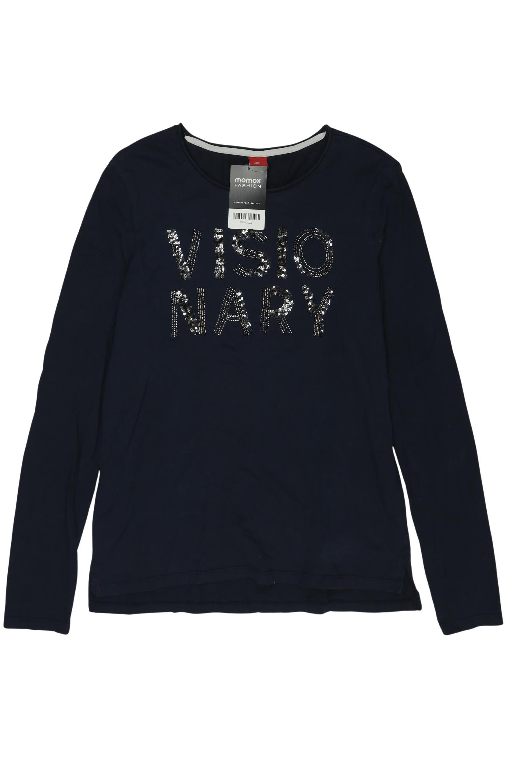 

s.Oliver Mädchen Langarmshirt, marineblau, Gr. 176