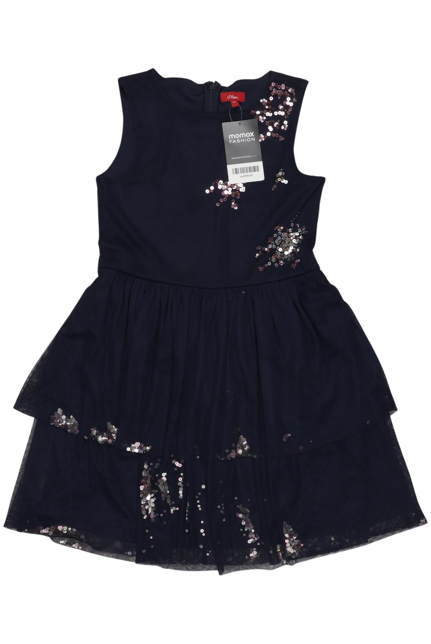 

s.Oliver Damen Kleid, marineblau, Gr. 128
