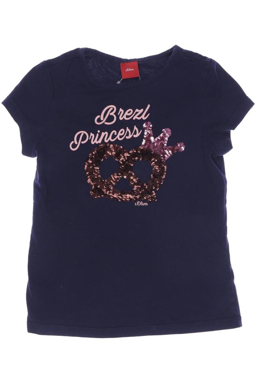 

s.Oliver Mädchen T-Shirt, marineblau