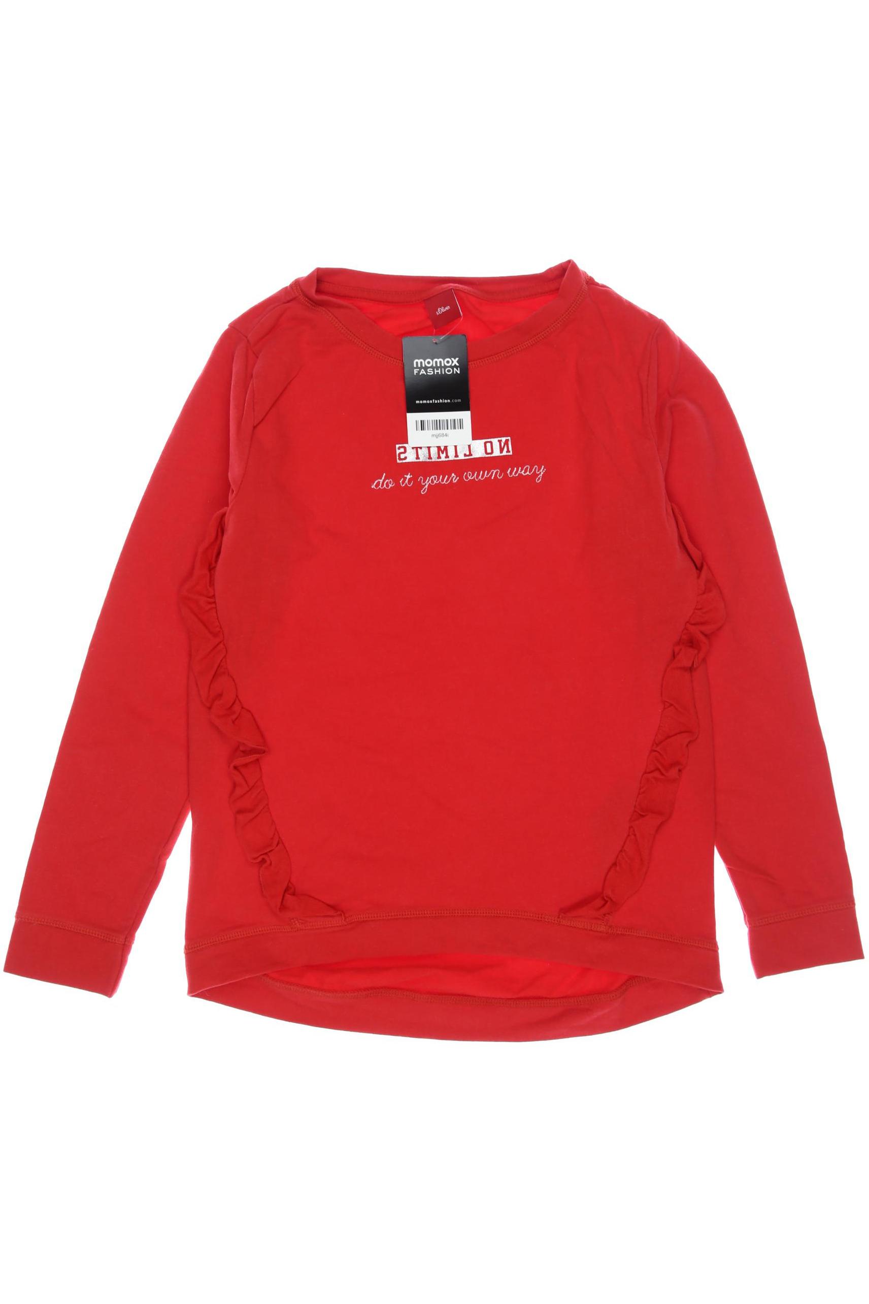 

s.Oliver Damen Langarmshirt, rot, Gr. 152