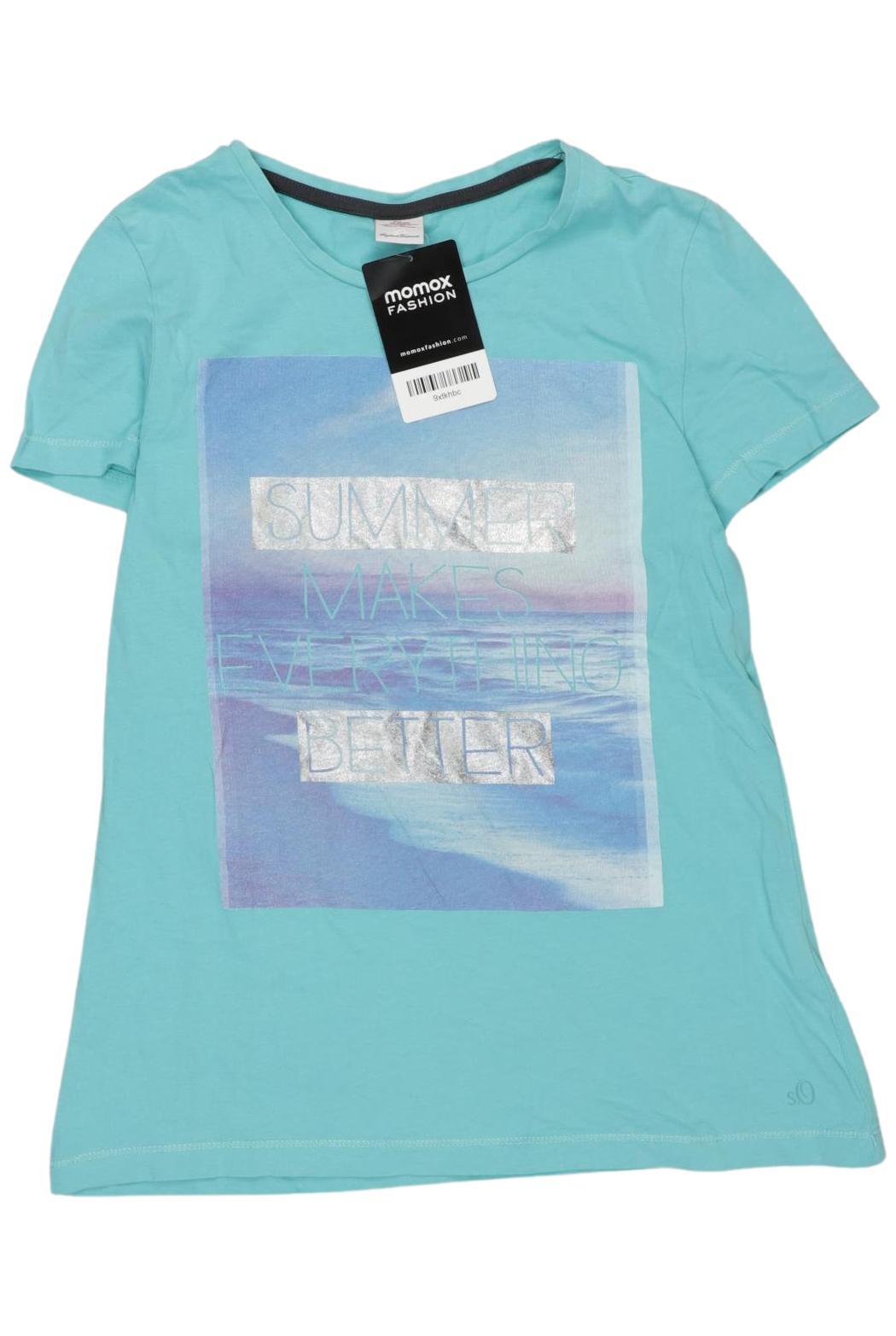 

s.Oliver Damen T-Shirt, türkis, Gr. 152