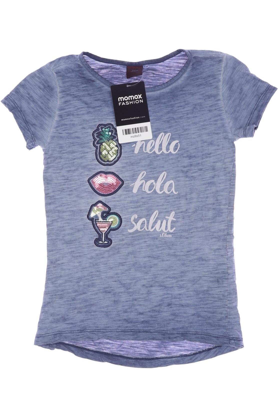 

s.Oliver Damen T-Shirt, blau, Gr. 104