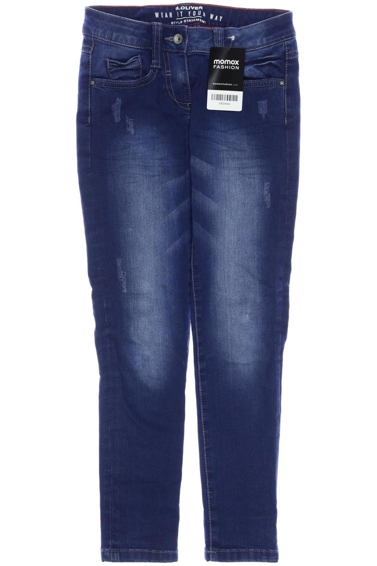 

s.Oliver Damen Jeans, blau, Gr. 134