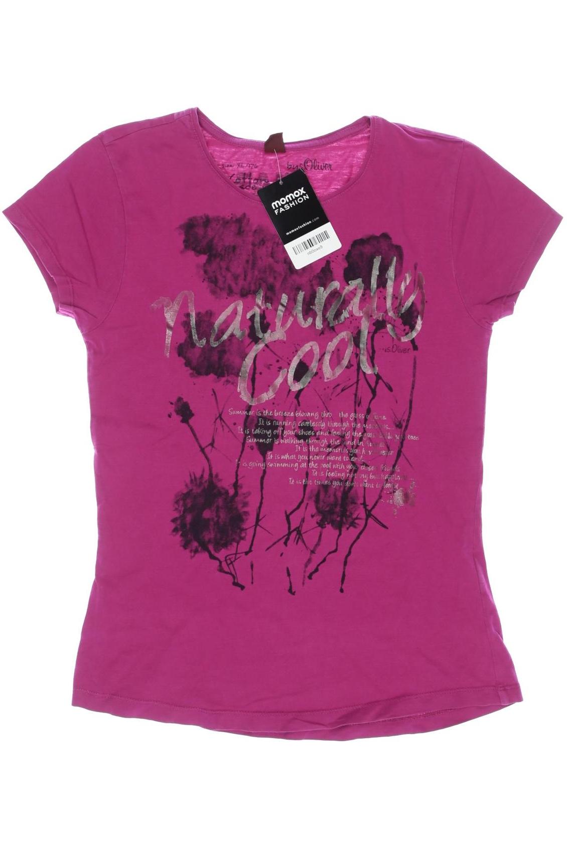 

s.Oliver Damen T-Shirt, pink, Gr. 176